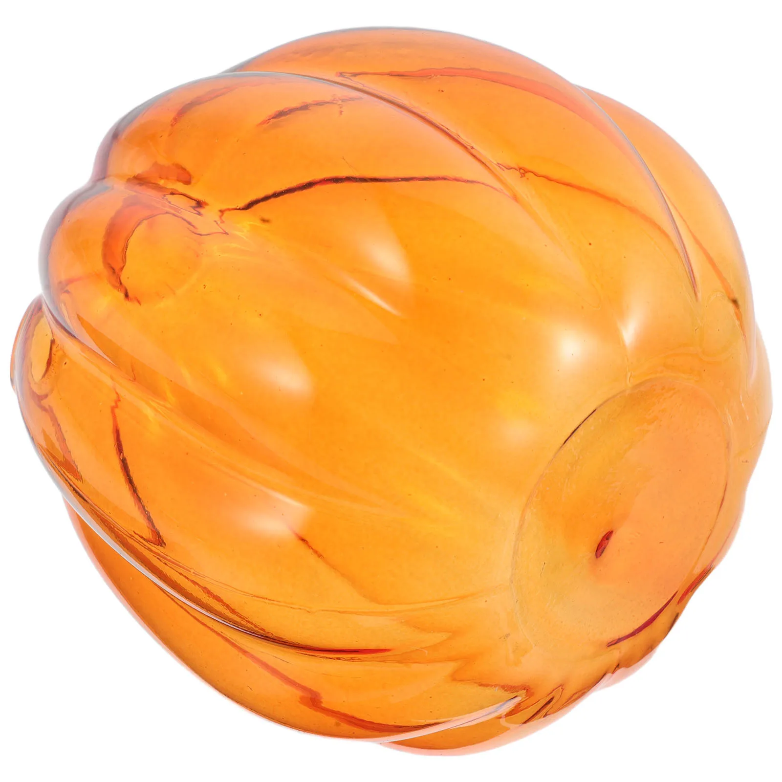 

Pumpkin Shaped Glass Vase Transparent Design Flower Planter Home Office Decor Versatile Usage Aromatic Scents Gift Idea