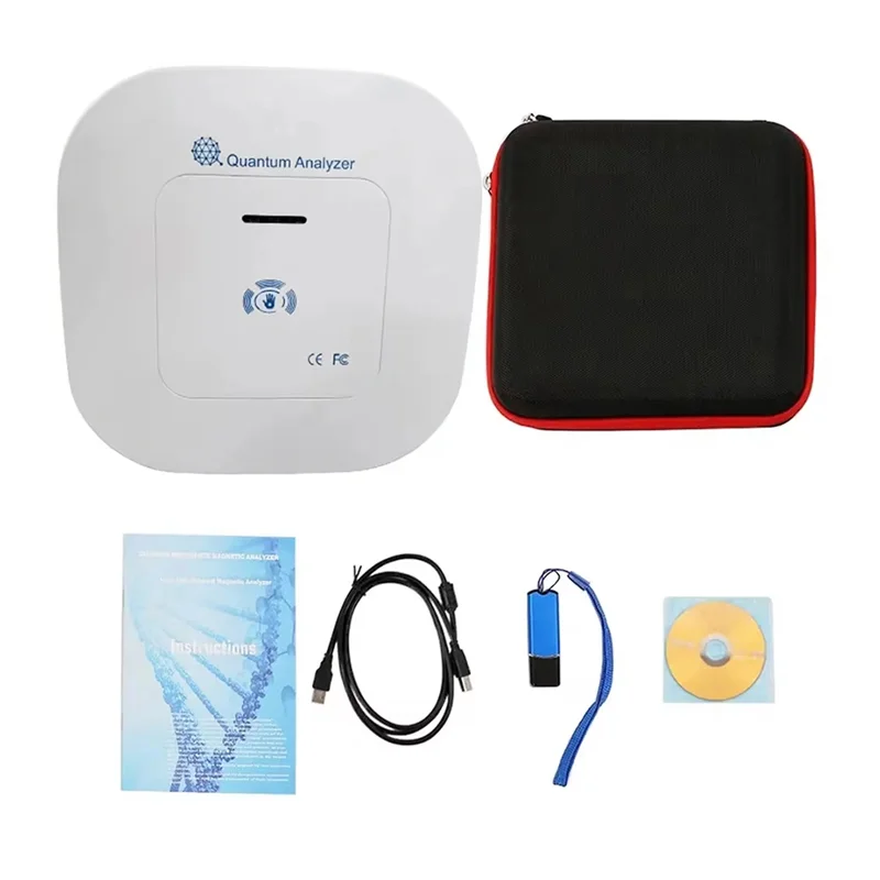 A19E-10G Quantum Resonance Magnetic Analyzer Set Hand Touch Quantum Body Analyzer With 52 Reports For Sub-Health Test 10Th