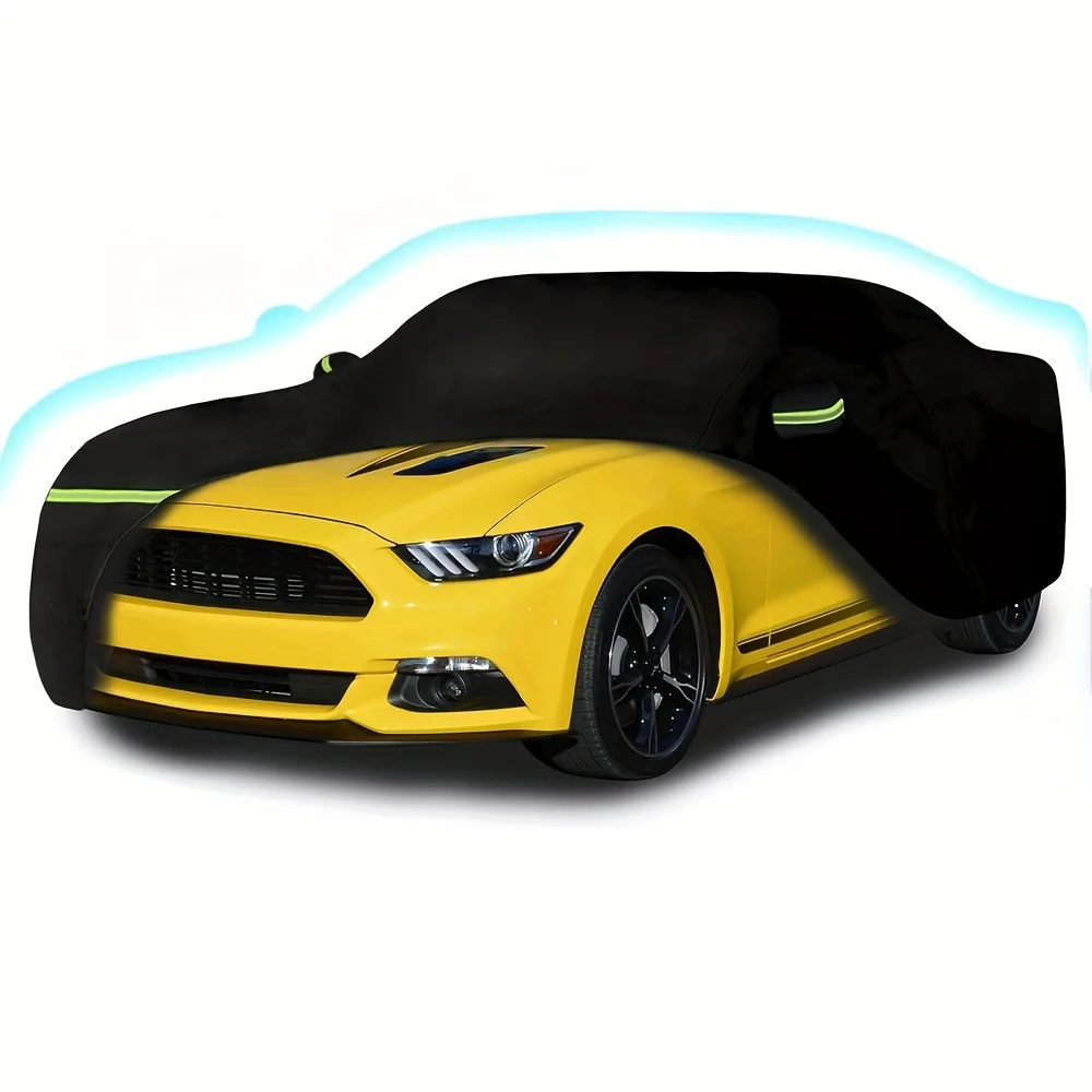 

Full Car Covers Designed for Ford for Mustang Models from 1994 to 2024, Featuring Waterproof And All-Weather Protection, Along with a Windproof Strap And a Zippered Door for Mustang GT, Cobra, And for SHELBY