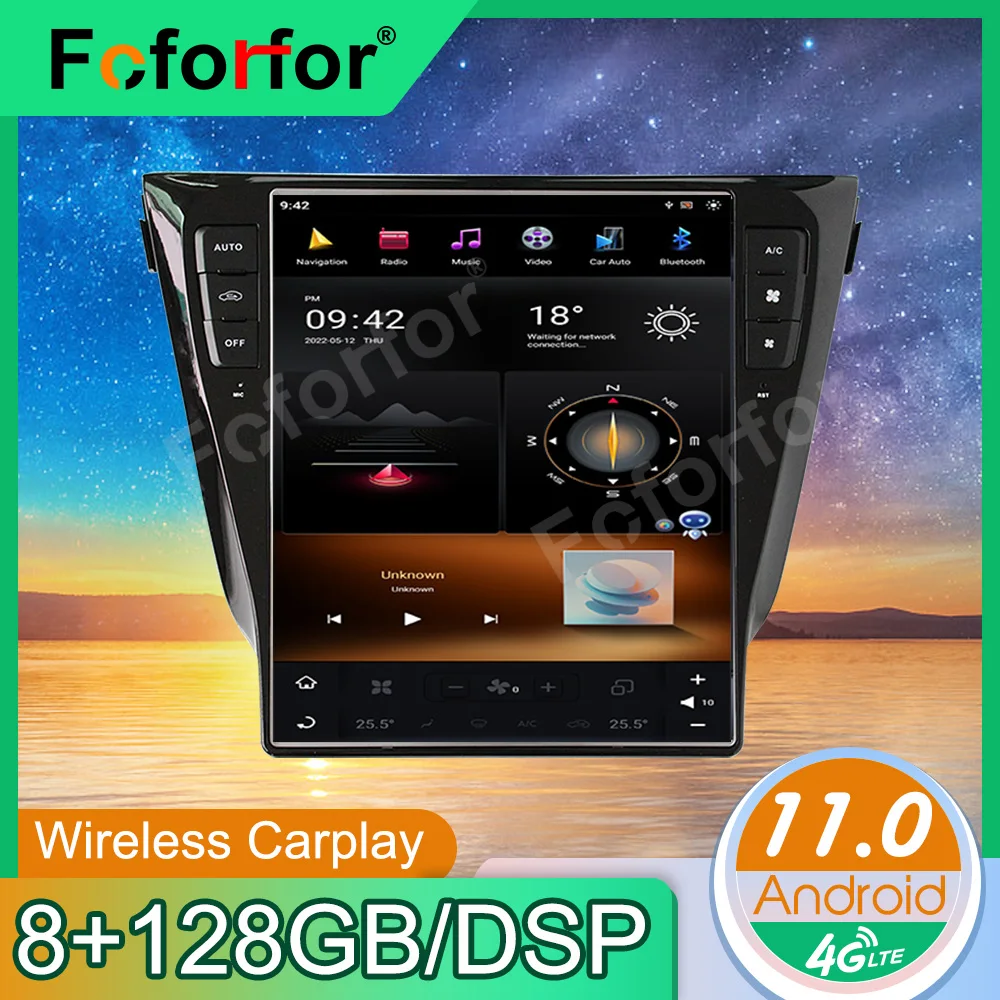 

12.1''Qualcomm665 8+128G Android11 Car Radio For Nissan Qashqai 2013-2018 Head Unit Auto Screen GPS Navigation Multimedia Player