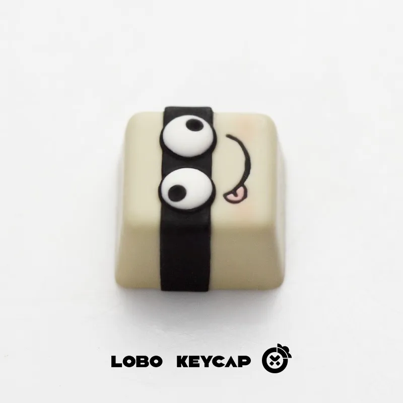 LOBO NARAKA: BLADEPOINT Keycap Hand-made Resin Cute Keycap Mechanical Keyboard Keycaps Customized Gaming Accessories Gift