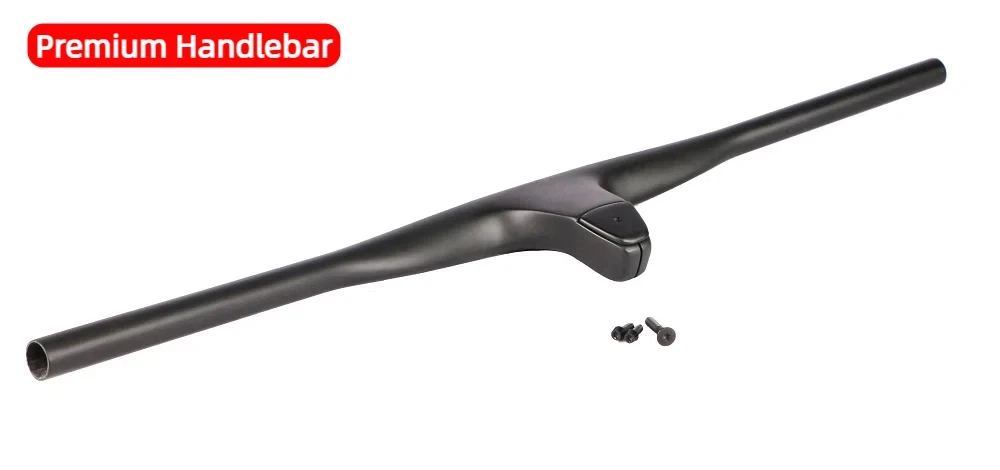 KOCEVLO Premium T1000 Carbonfaser Integrierter XC MTB Fahrradlenker Riser -12 ° 740mm Titan-Schraube MTB ENDURO Zubehör