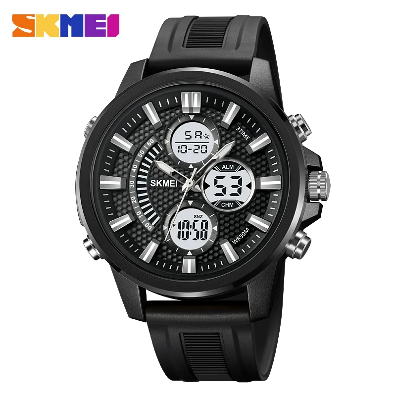 

SKMEI Fashion Countdown Timer Digital Wristwatches For Men Back Light Sport 5Bar Waterproof Chrono Alarm Date Clock montre homme