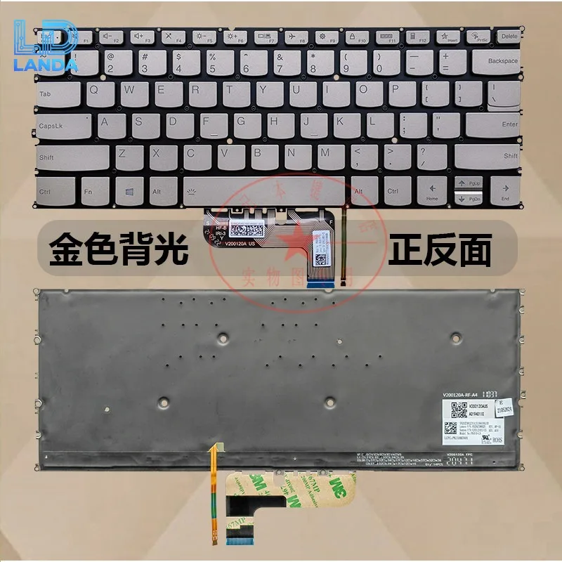 Ultra-slim Replacement Keyboard for 14-inch Laptops, Ergonomic Key Design, Durable Wear-resistant Keys, Easy Installation, Compa