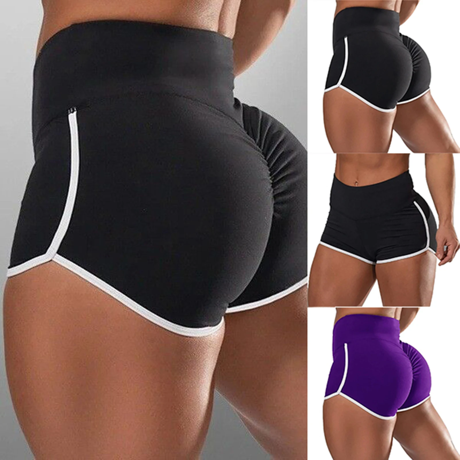 Женские спортивные шорты, мягкие и дышащие спортивные штаны для активного отдыха, тренажерного зала, фитнеса