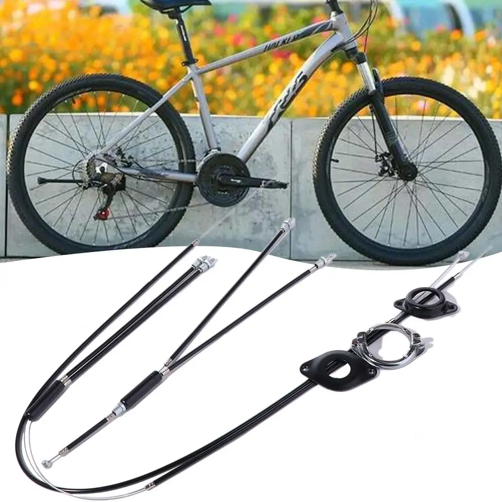 with Spinner Rotor BMX Bike Brake Cable Upper Lower Front Rear Gyro Brake Cables Standard Sturdy Professional Bicycle Brake Line