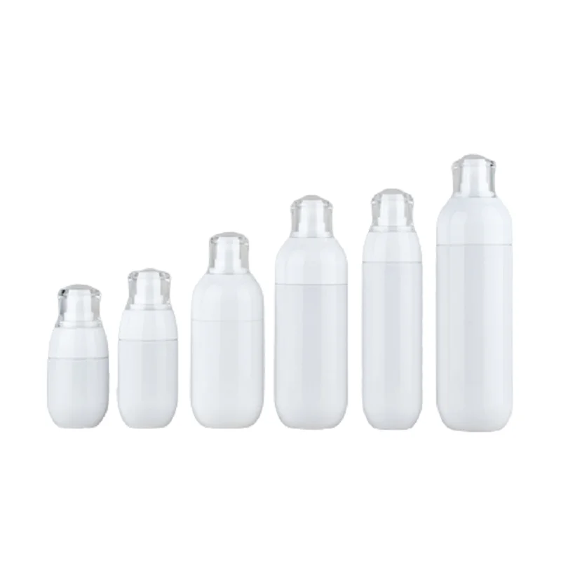 

Plastic Spray Bottle White Clear Toner Water Sprayer Essence 30 50 100 120 150 180ml 20pcs Cosmetic Lotion Pump Bottles