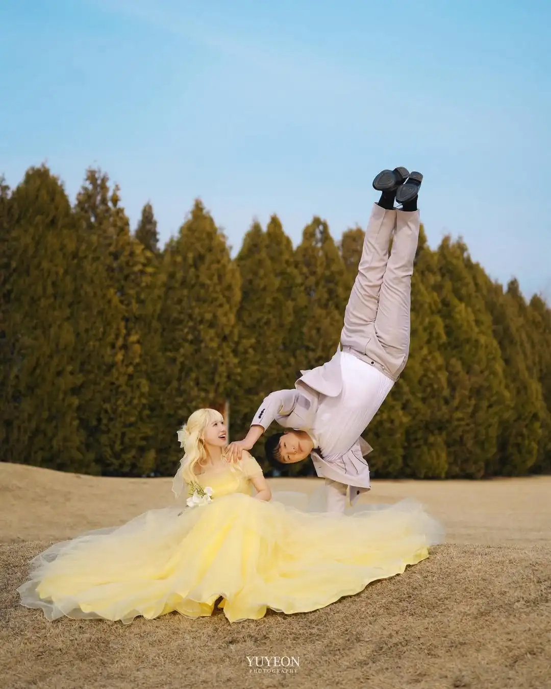 MD Yellow Shawl A-line Wedding Dress Tulle Sleeveless Fairy Pleat Korea Photo shoot Dress Floor-Length customised Prom Gown 2025
