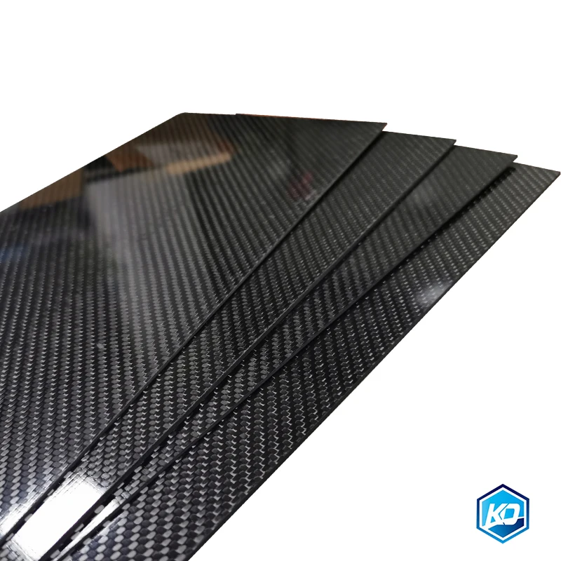 95x395mm Twill Glossy Matte Carbon Fiber Plate Panel Sheet 0.25-5mm Thick High Strength Carbon Board Light Weight High Quality