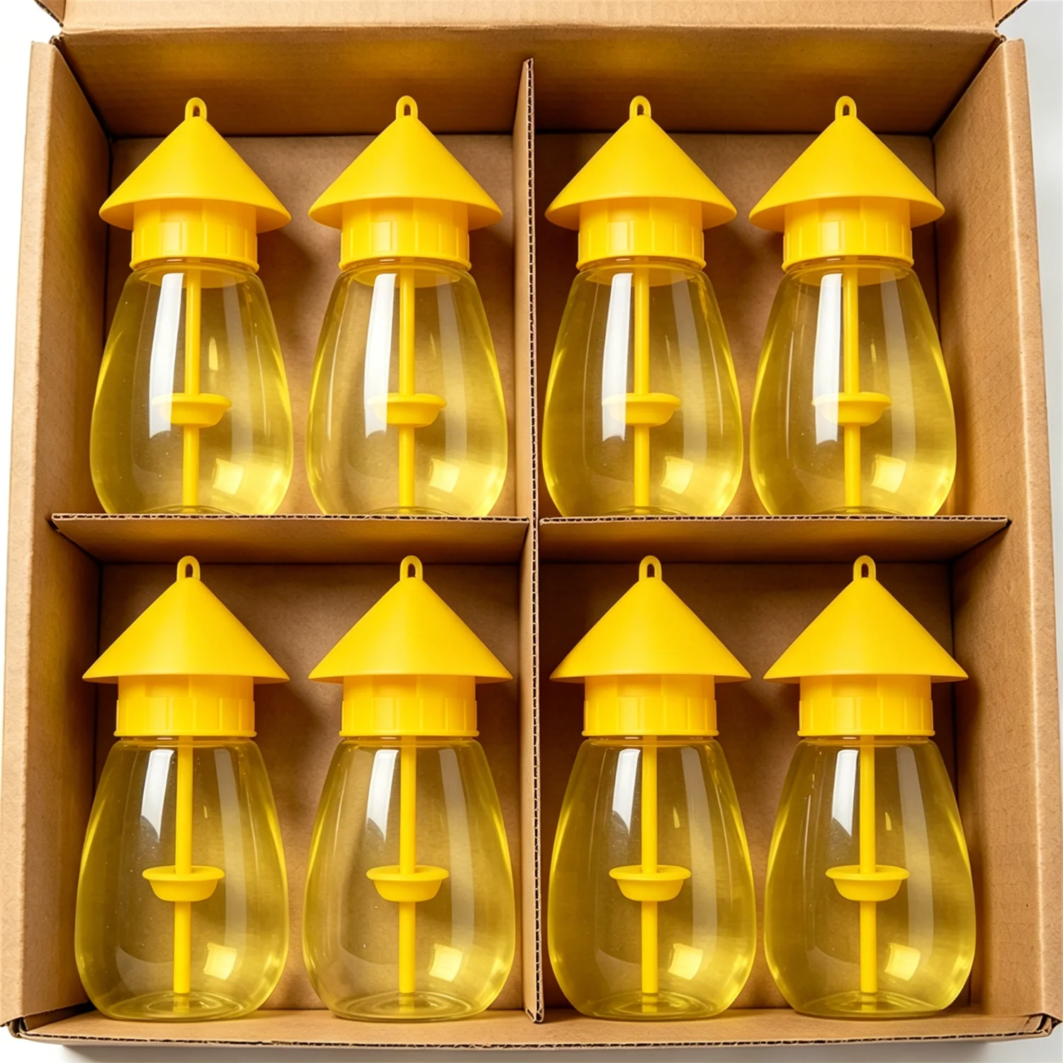 5-1PCS Wasp Traps Waterproof Hanging Hornets Trap for Indoor Outdoor Reusable Garden Fruit Flower Fly Catcher Pest Control Tool