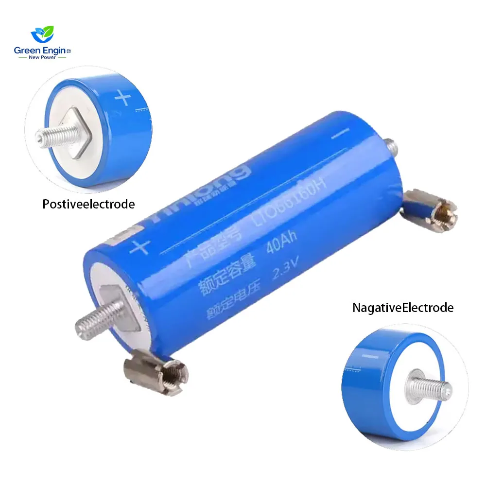

Yinlong 2.3V 40Ah LTO 66160 Rechargeable Battery - 10C, Great for Building 12V - 48V Car Audio Systems