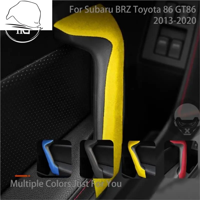 Turn Fur Suede Wrap For  flocking Subaru BRZ Toyota 86 GT86 2013-2020 alcantara Door Pull Handle Gate ABS Refit Accessories
