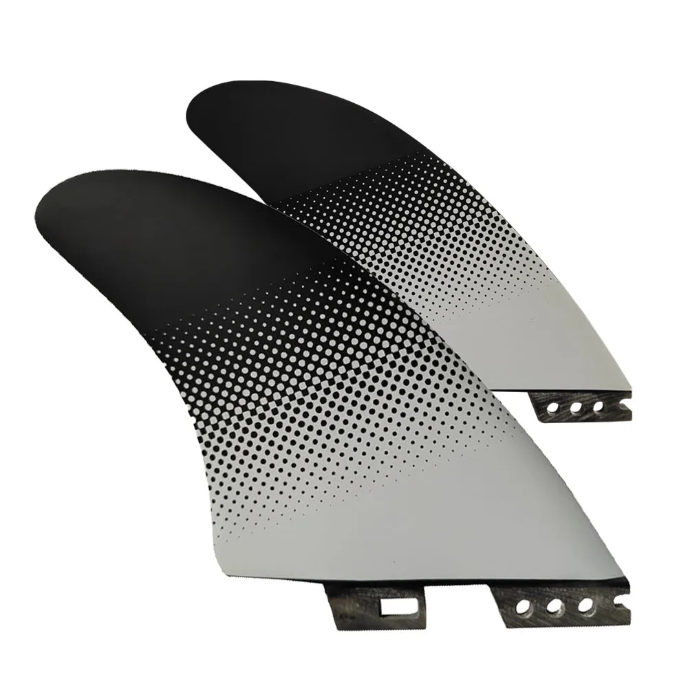 Surfboard Fin  FCS2 fins twin Half carbon Honeycomb Epoxy Resin polka dot gradient Surfboard fin Unisex Best