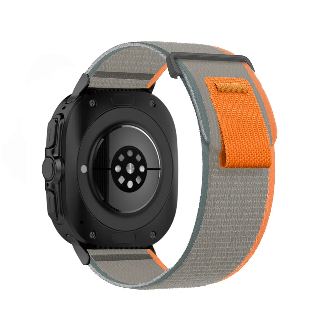Nylon Band Strap Loop For Samsung Galaxy Watch Ultra 47MM Breathable Two paragraphs No Gap Sport Bracelet