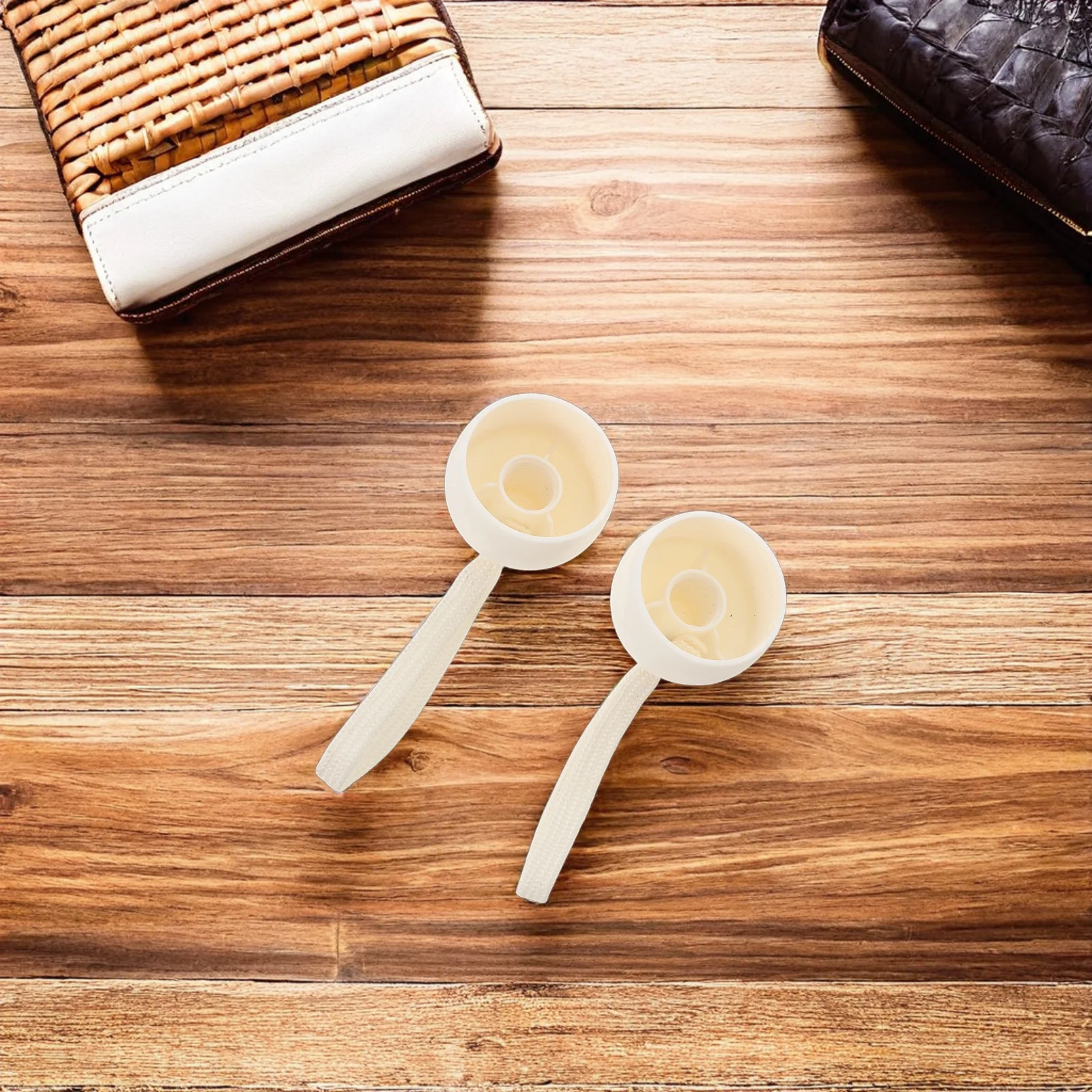 2 قطعة مقبض المظلة استبدال البلاستيك ل 13-14 مللي متر الموضوع الأبيض مظلة السفر إصلاح أجزاء سهلة التركيب