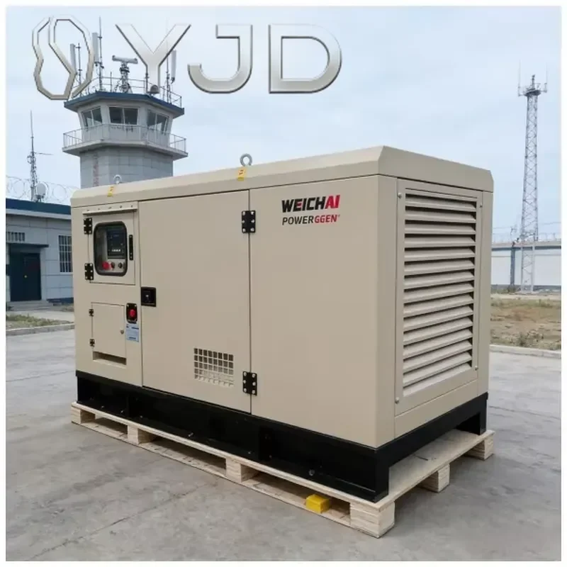 250 Kva Open Frame Diesel Generator Remote Start 50 Kva 60Hz Frequency 400V Rated Voltage ATS 1800 RPM Remote Control Trailer