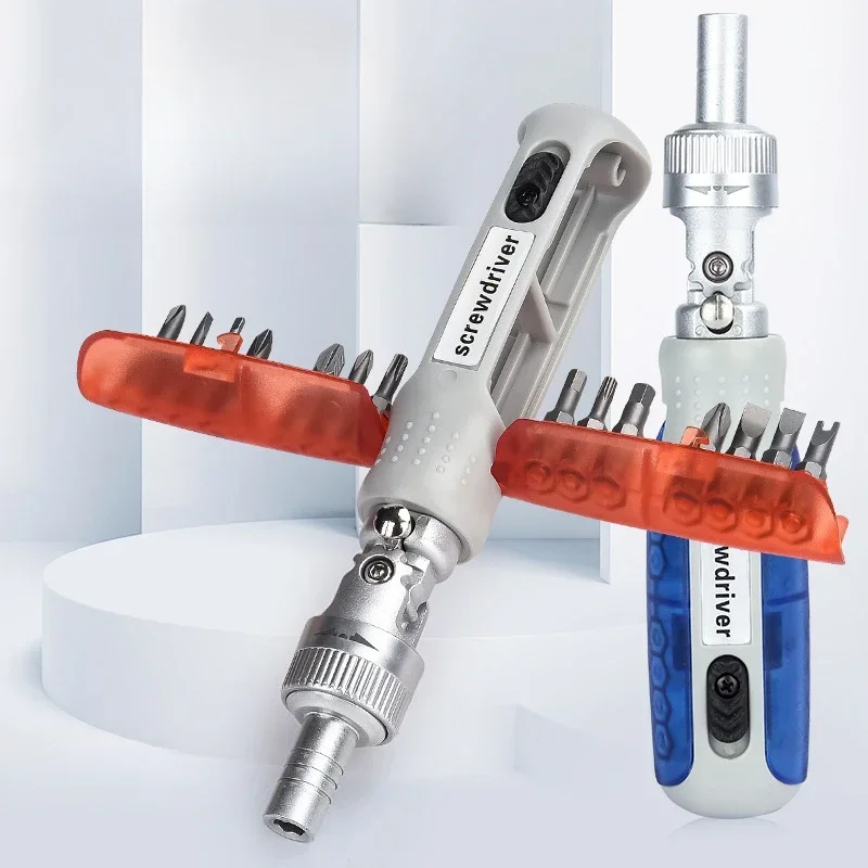 

Cross Combination Set Shaped Screwdriver 15 in 1 Household Screwdriver Head Ratchet Multifunctional Combination Screwdriver