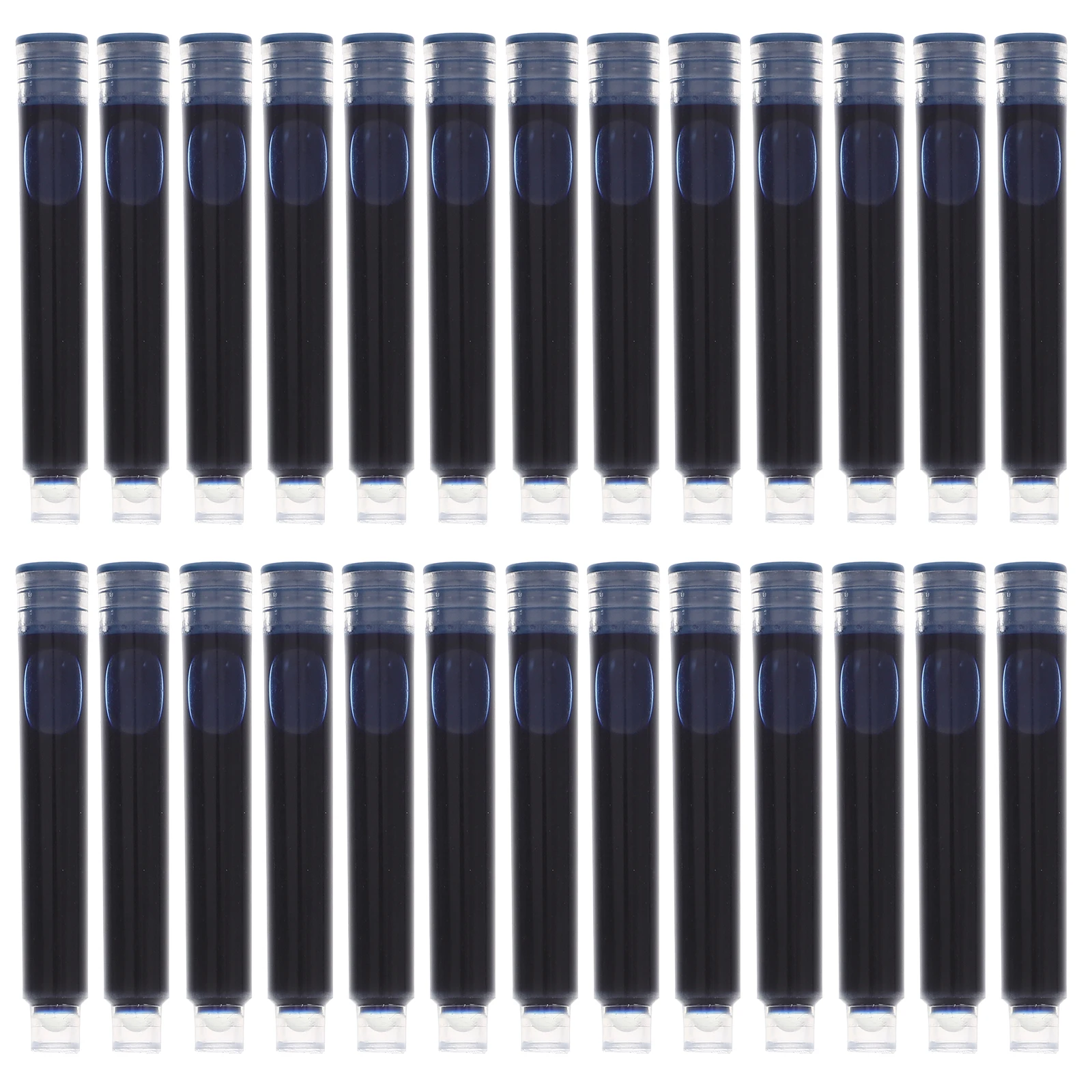 

100pcs Erasable Ink Refills Blue Black Large Caliber Auto Fade Fountain Pen Marker Calligraphy Office Supplies