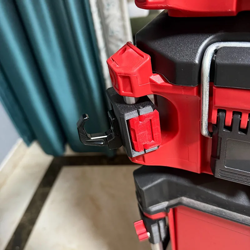 Corner Hook Folding Suitable for Milwaukee PACKOUT Toolbox Column Corner Hooks Quick Install Hooks Portable Dismantle Accessory