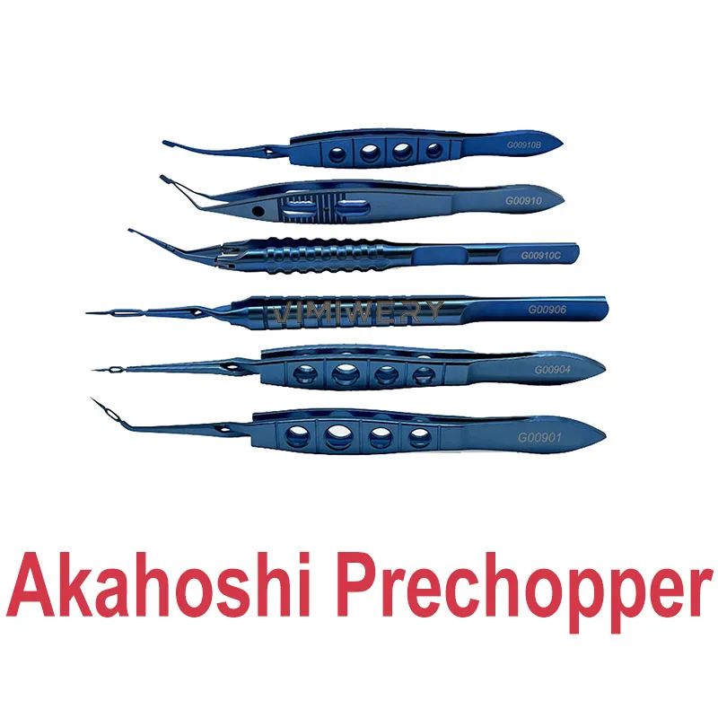 Akahoshi Prechopper Forceps Nucleus Cracker Straight/Angled/Curved Forceps