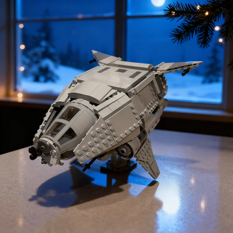 536 piezas MOC Nave Espacial de Comando Imperial, Bloques de Construcción de Modelos de Batalla Estelar, Juguetes de Arquitectura, Regalos Festivos, Idea Creativa DIY
