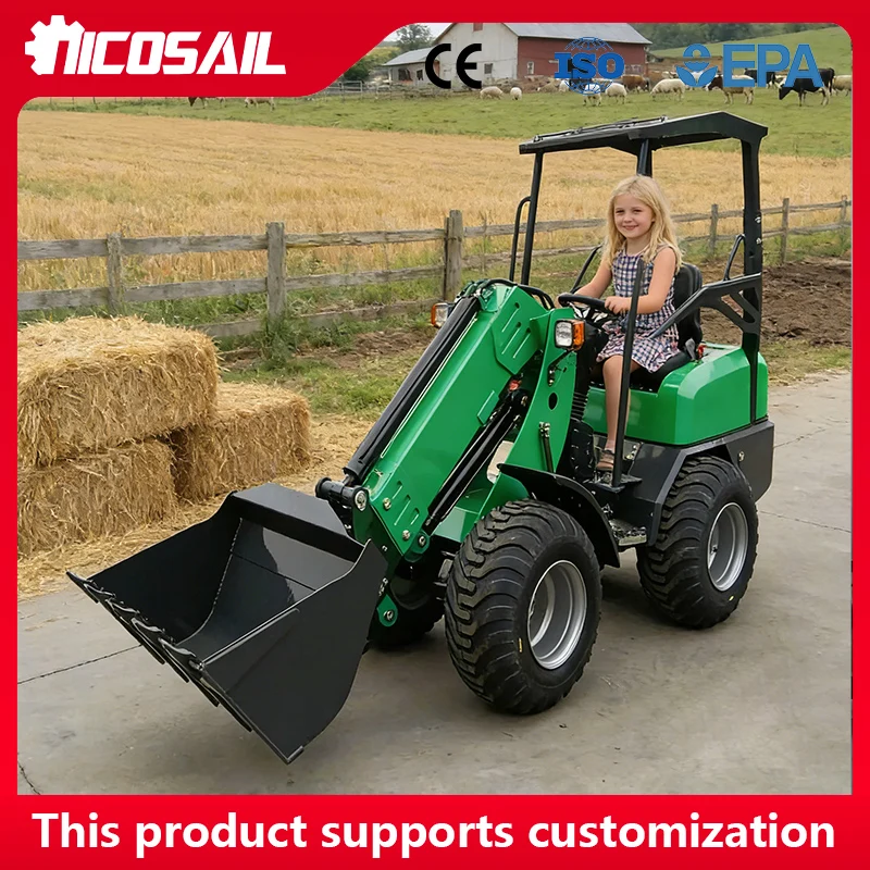 

Многофункциональный микро-телескопический погрузчик с грузоподъемностью 700 килограмм для фронтального погрузчика с телескопической стрелой