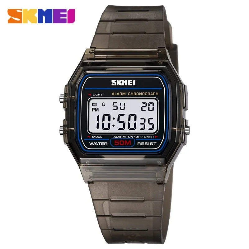 SKMEI 2056 Electronic Watch for Men Women Waterproof Sport Calendar Date Wristwatch Countdown Clock Boy Girl 1412 Reloj Hombre