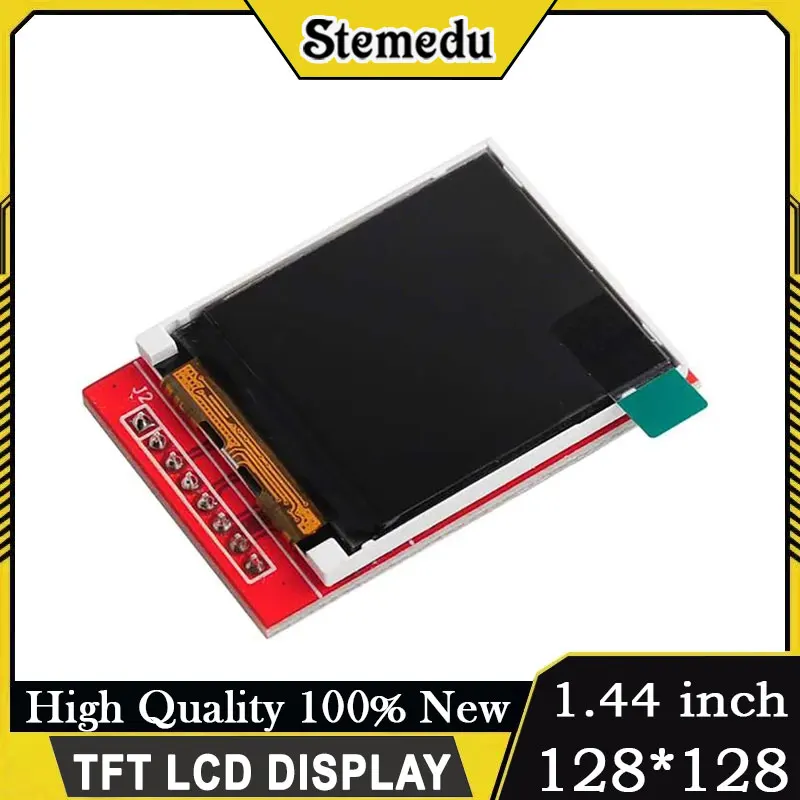 

1,44-дюймовый SPI TFT ЖК-дисплей 128x128 ST7735S 5 В/3,3 В 11-контактный для Arduino UNO Mega2560 Raspberry Pi