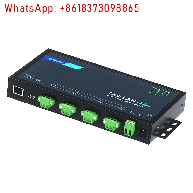 4 channels 485 serial port server to ethernet port communication modbus industrial communication module rs485 to tcp/ip