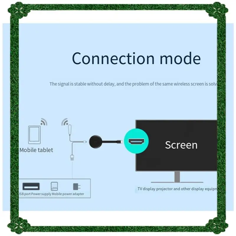 Dostawa w 24 godziny 2x Bezprzewodowy Adapter Wyświetlacza Wifi Screen Cast Mirroring Odbiornik Strumieniowego Streamingu Medialnego Do Telefonu/PC Na Ekran TV Projekcja