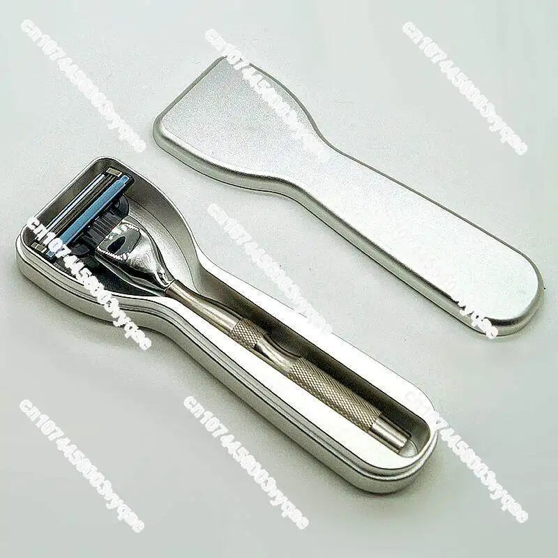 Stainless steel men's water wash manual razor front speed mach3