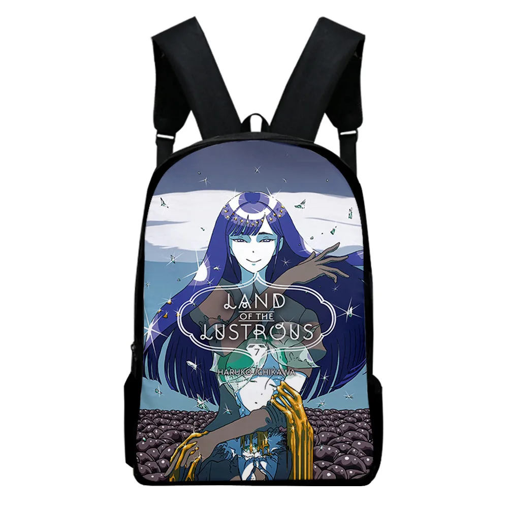 

Harajuku Novelty Land of the Lustrous Notebook Backpacks School Bags 3D Print Oxford Waterproof Boys/Girls Laptop Backpacks