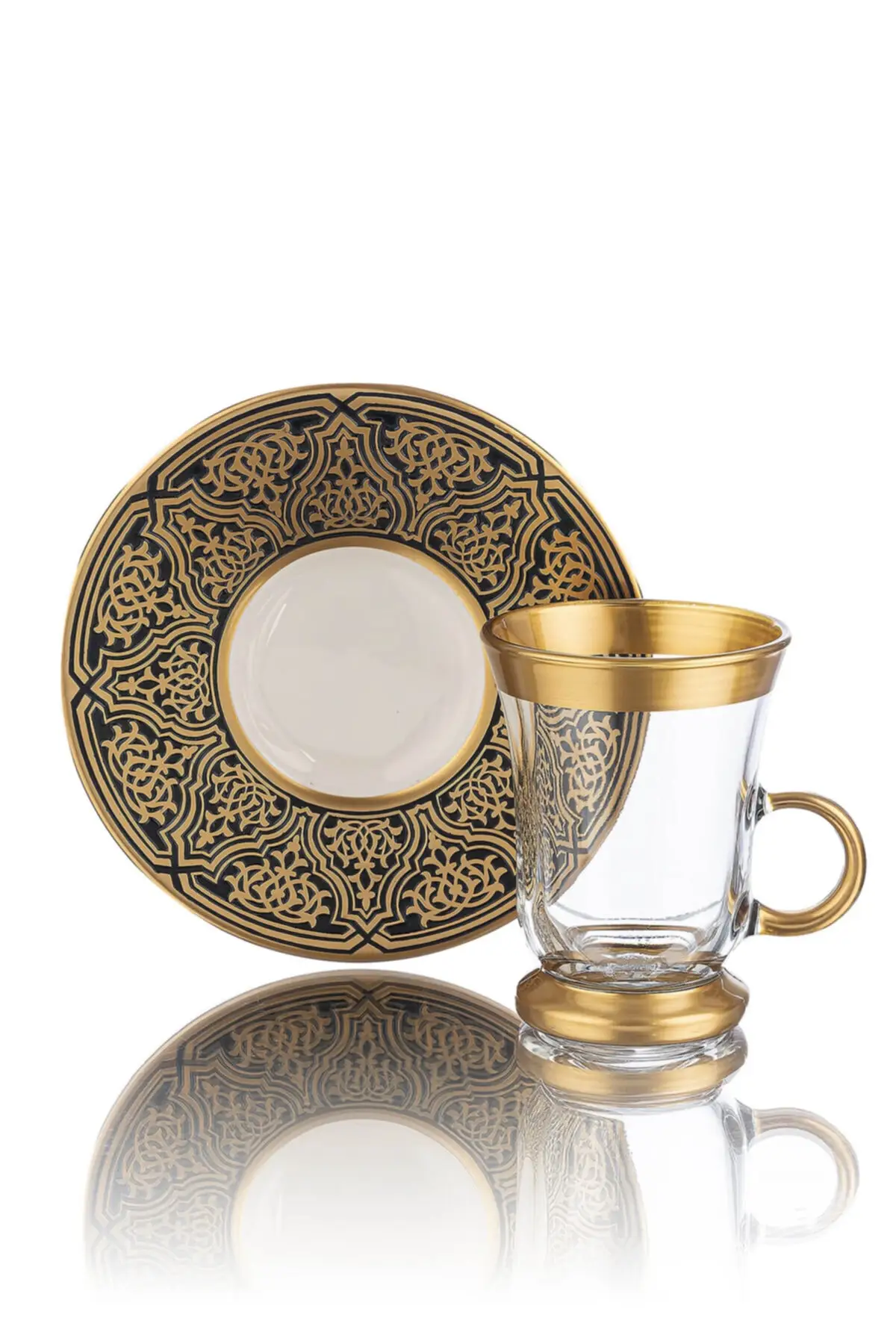 

DOLBOVI Tea and Mırra set 18 piece Turkish Tea Glass Cup