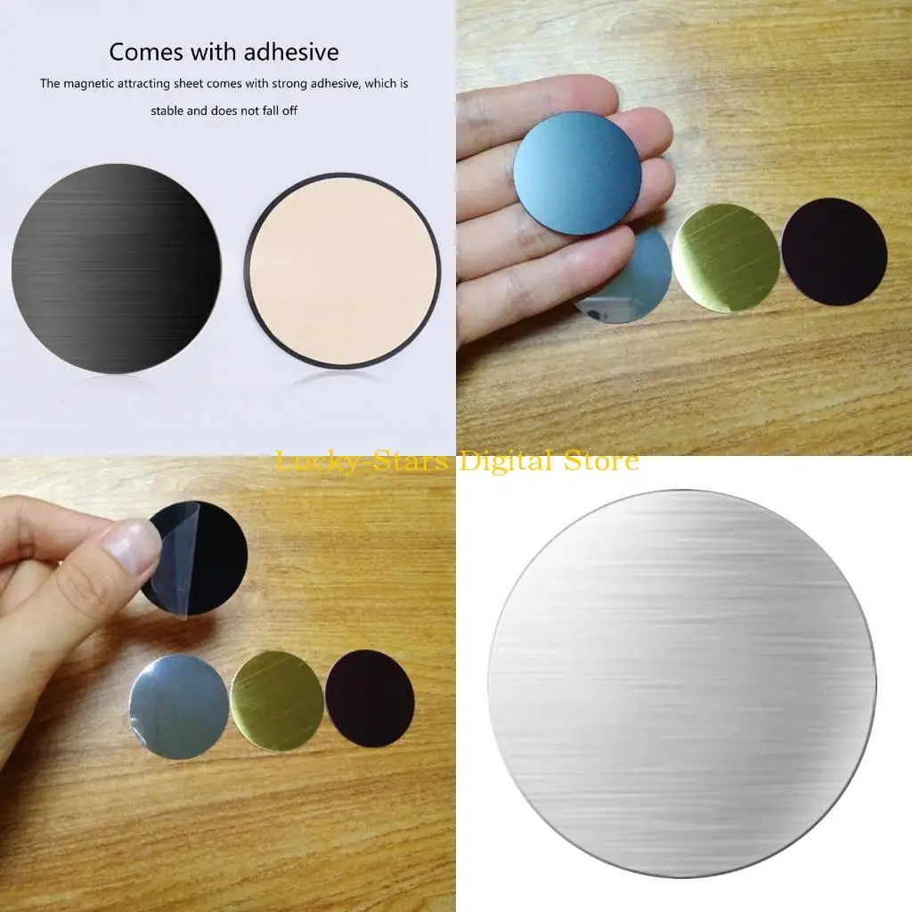 T3EE Universal Metal Plate Disk Iron Sheet Car Stand Mount Metal Plate Cradle-Less Air Vent Mount Phone Holder