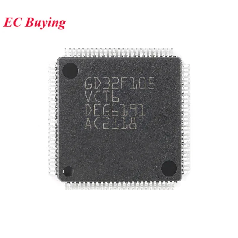 GD32F105VCT6 GD32F105 GD32 GD32F 105VCT6 F105VCT6 ARM LQFP-100 Cortex-M3 32-bit Mikrocontroller MCU IC Controller Chip Original