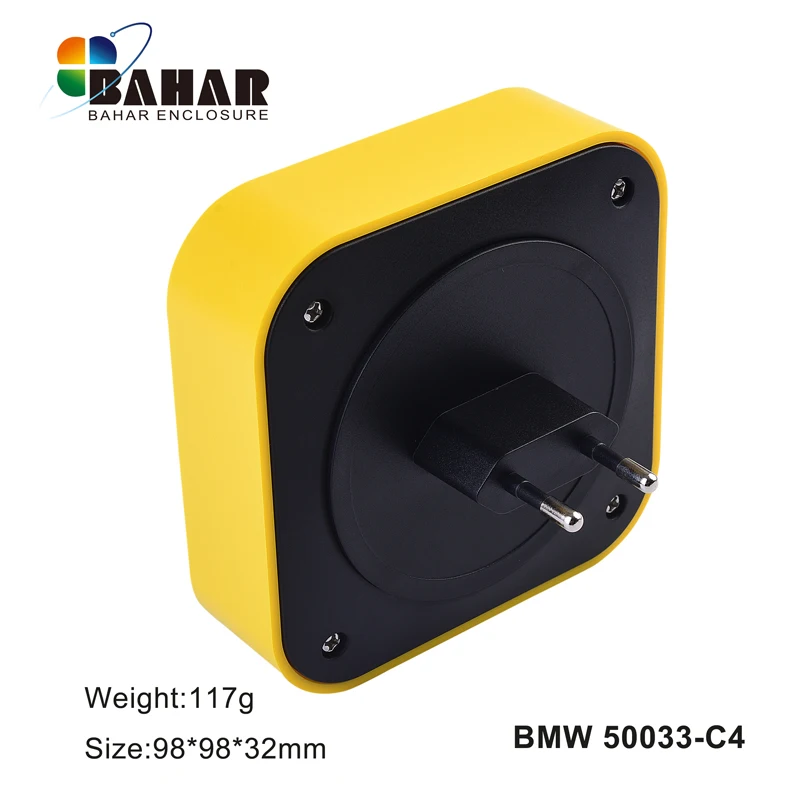 1 PCS Bahar Enclosure ABS Plastic Housing Wire Junction Box Instrument Case SIZE 98X98X32MM With Plug 50033-C