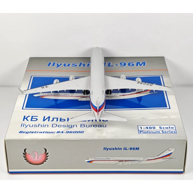 Phoenix 1/400 Schaal Russische IL-96-400 RA-96000 Diecast Legering Vliegtuigen Model Collectie Decoratief Ornament