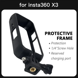 Protective Frame for Insta360 X3 Accessories Border Case Adapter Mount for Insta360X3 Action Camera stents Anti-scratch