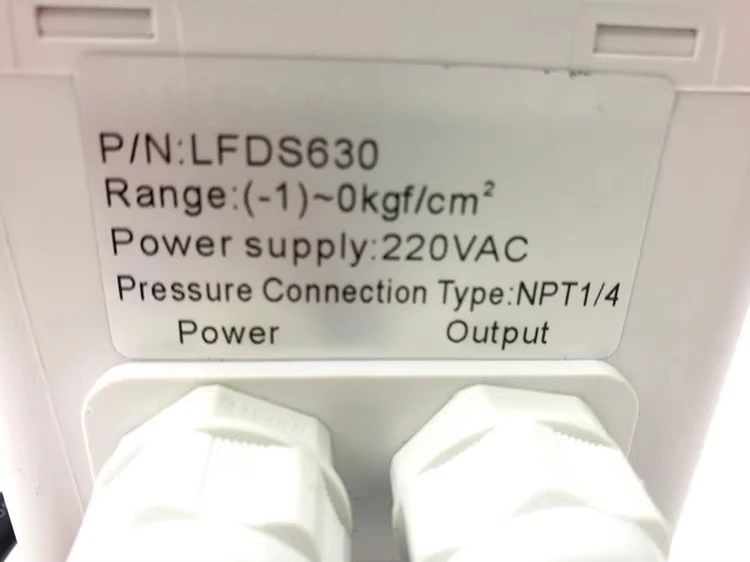 LFDS630 Digital Display 220V/110V Vacuum Negative Pressure Pump Switch Air Compressor  Start and Stop Controller