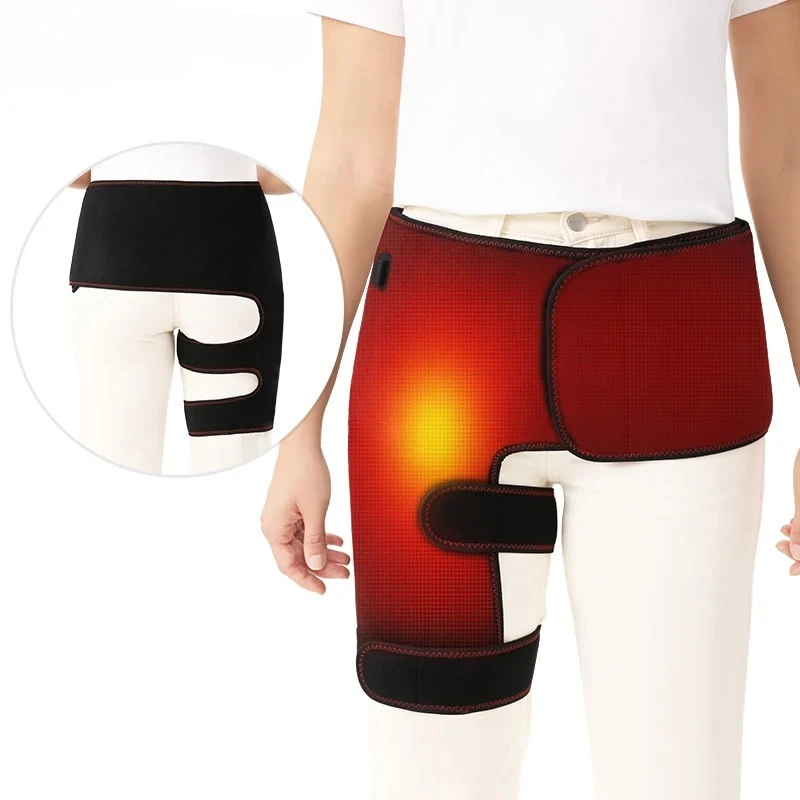 

Heating Massage Hip Brace Sciatica Support Wrap Hamstring Compression Sleeve Pulled Quadriceps Thigh Muscle Hip Flexor Strain