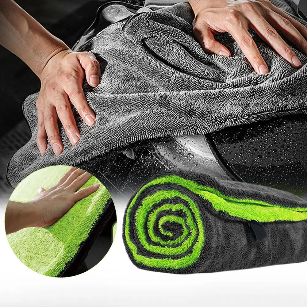 Newest Car Wash Towel With Double-layer Thickening, Strong Water Absorption, Soft 40cm*60cm,60cm*90cm,40cm*40cm,60cm*120cm