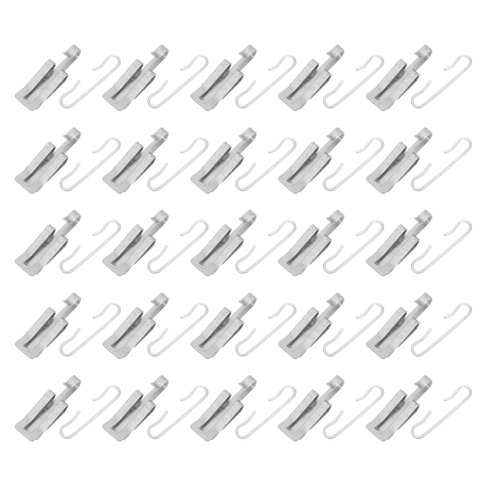1Set Aluminum Gutter Cable Clips and Spacers for Roof Heating Cables Protection Easy Installation Outdoor Heater Clips