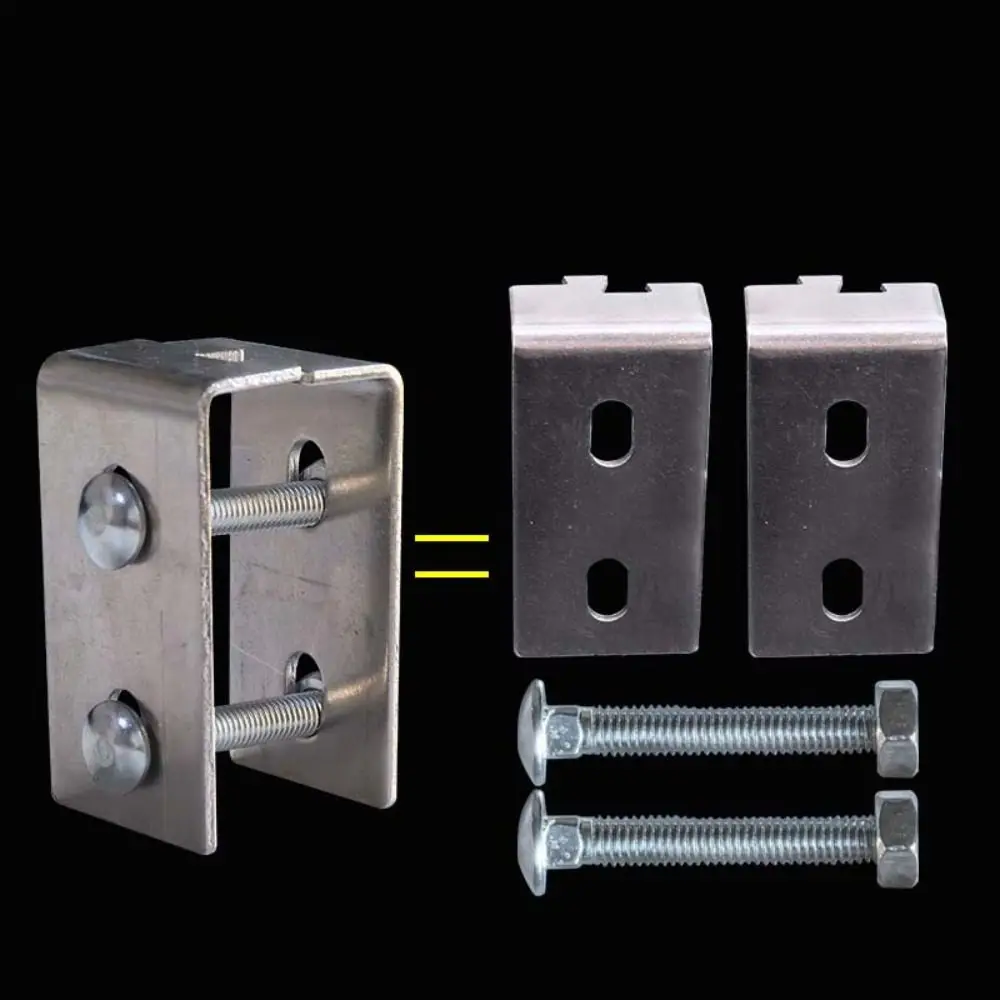 

40*40mm Square Tube Connector solderless galvanizing Pipe Fixed Joint carbon steel Fixed Pipe Clamp Steel Joint Connector