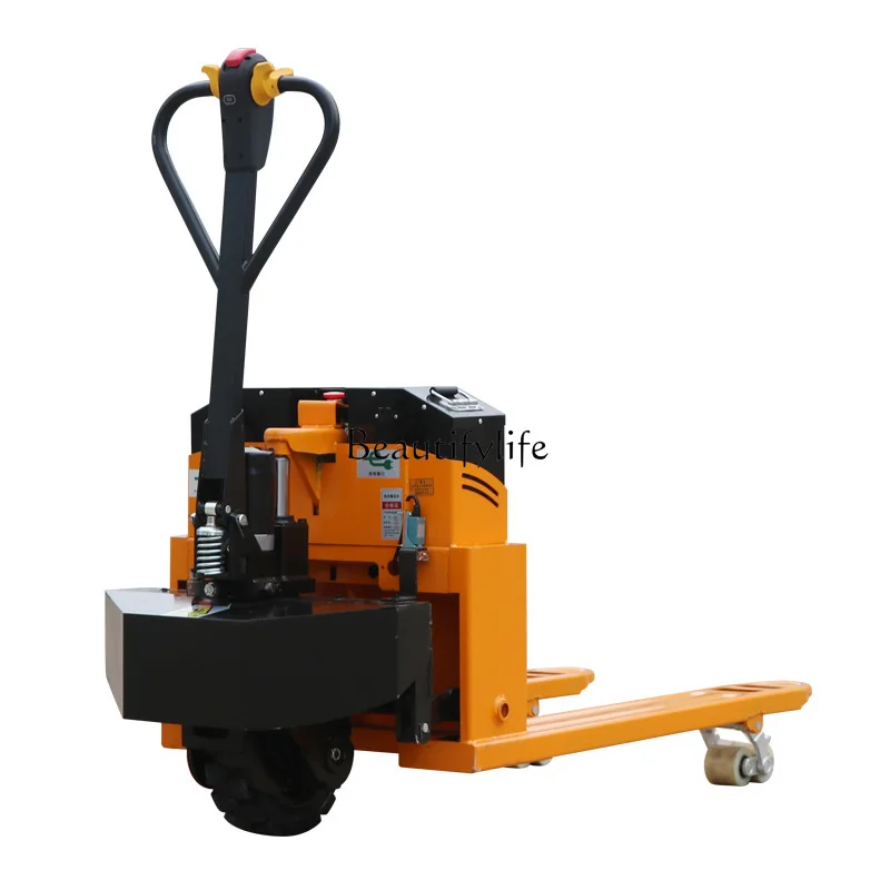 

Electric forklift 3 tons fully automatic ground cow 2 tons hydraulic loading and unloading truck warehouse pallet truck