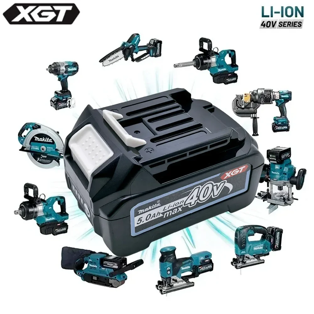 40V Hochleistungs-100%-Original-Makita-Lithium-Ionen-Akku 5,0AH MAX XGT BL4020 BL4025 BL4040 BL4050 BL4080
