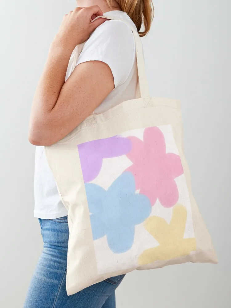 

Flower, Beach vibes. Tote Bag cute tote bag Lady bag large size bags supermarket folding