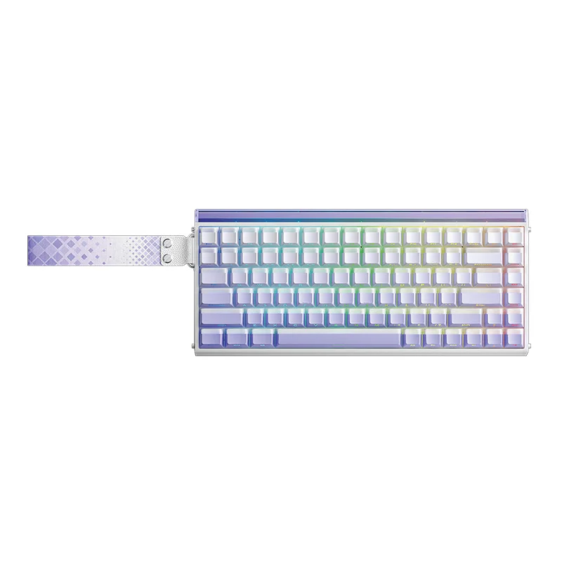 AULA HERO84 HE Magnetic Switch Wired Mechanical Keyboard RGB Music Rhythm 8K Return Rate Keyboard Computer Accessorie for Gamer