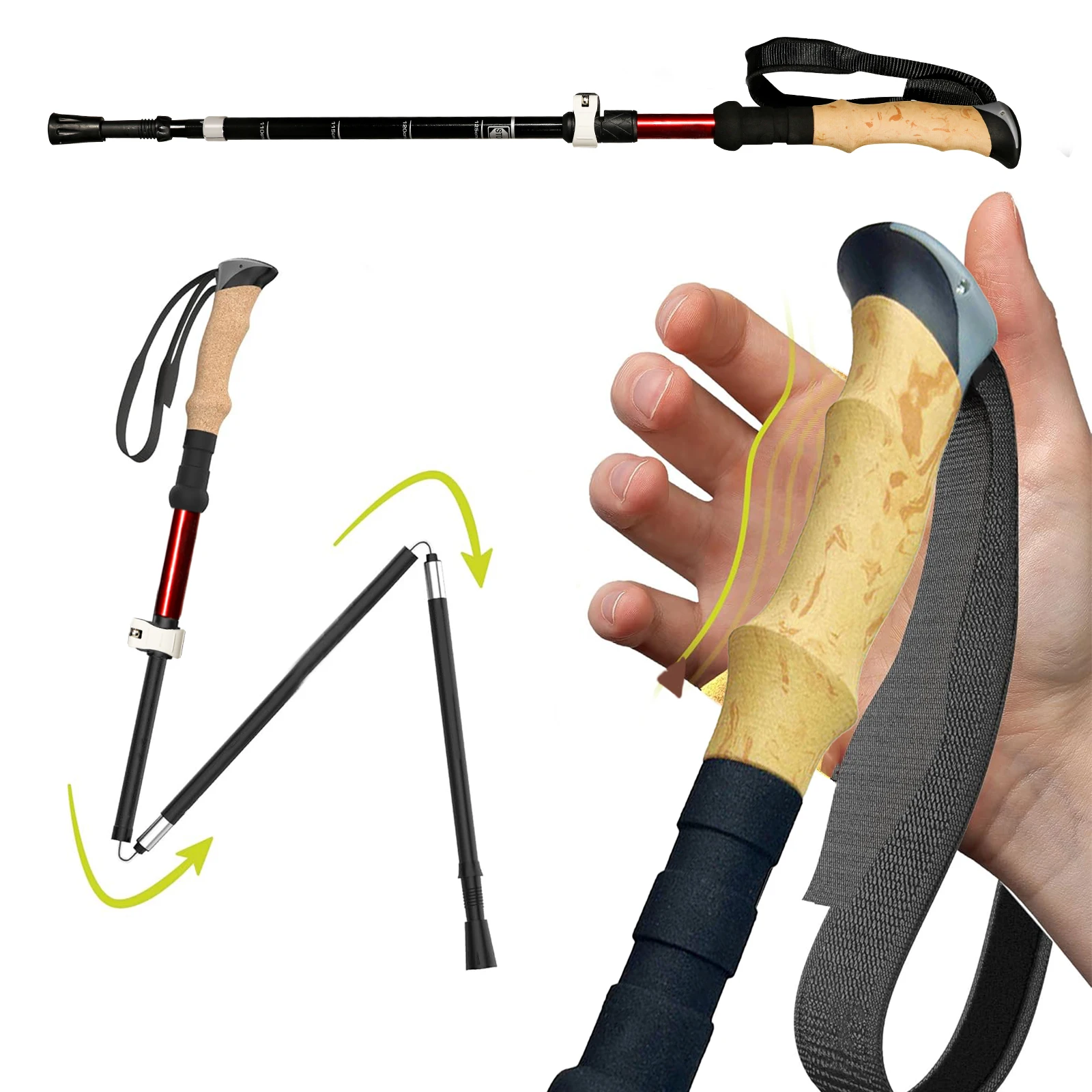 1 stuks lichtgewicht trekkings - Trekking Pole Carbon recensie en prijs