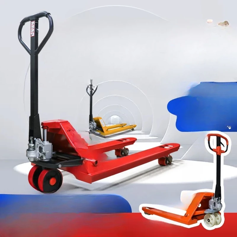 Hydraulic truck, nylon wheel extended manual