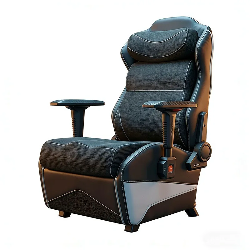 Armrest lazy reclining computer game chair Internet cafe special e-sports table and chair wholesale